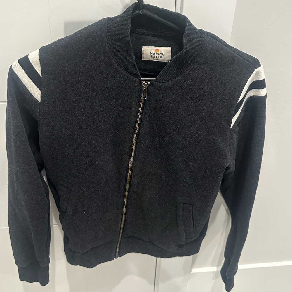 Soft marine layer zip up